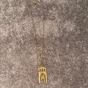St John’s Edgy Gold Pendant Necklace